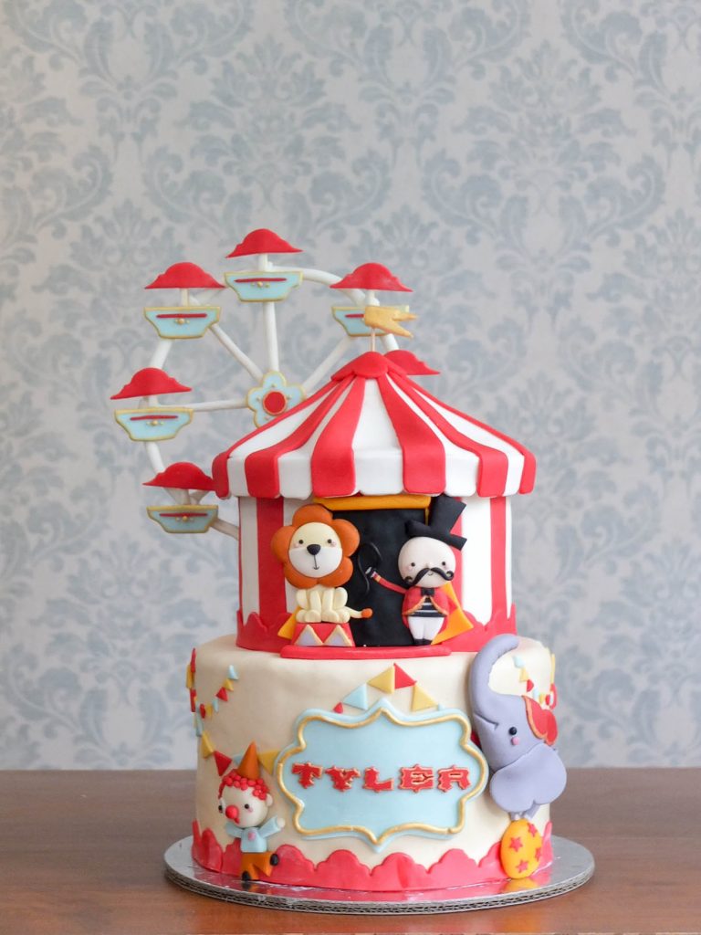 Vintage Circus Themed Cake