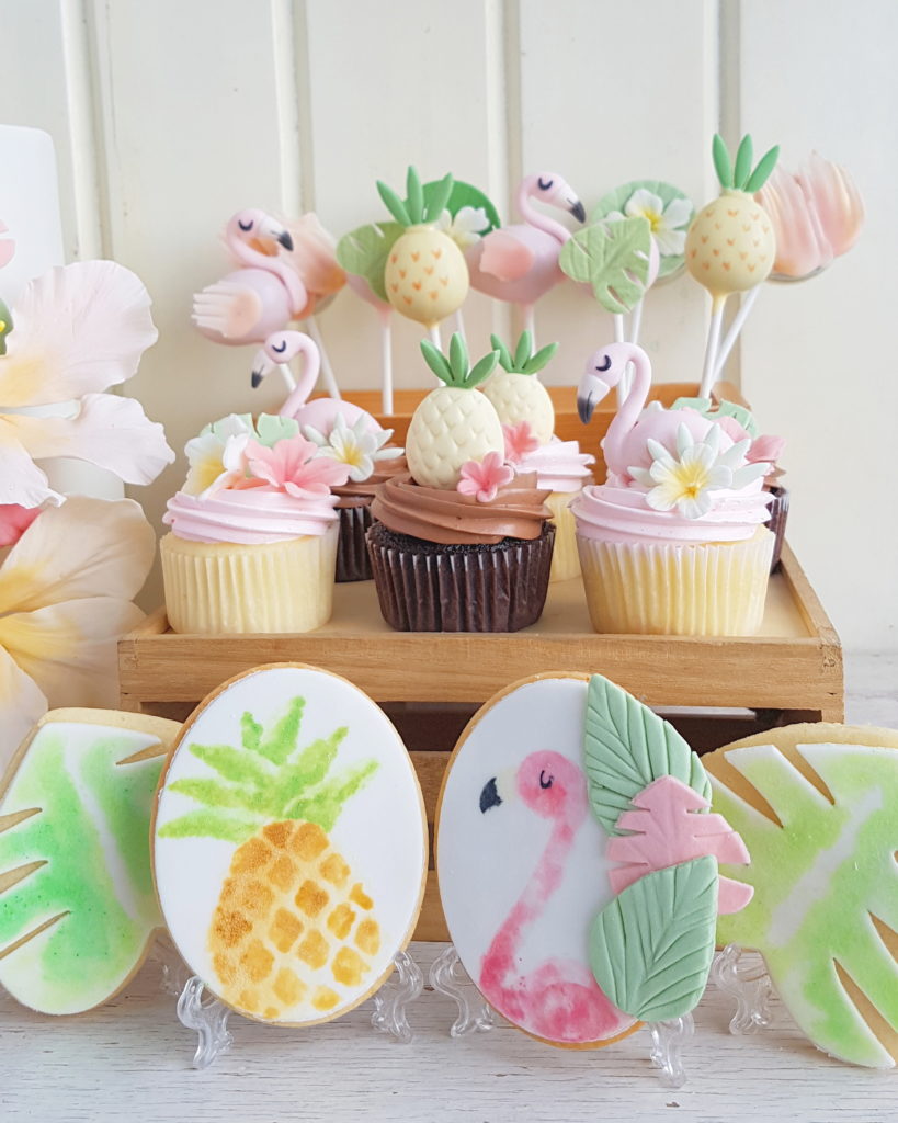 Flamingo and Hibiscus Desserts