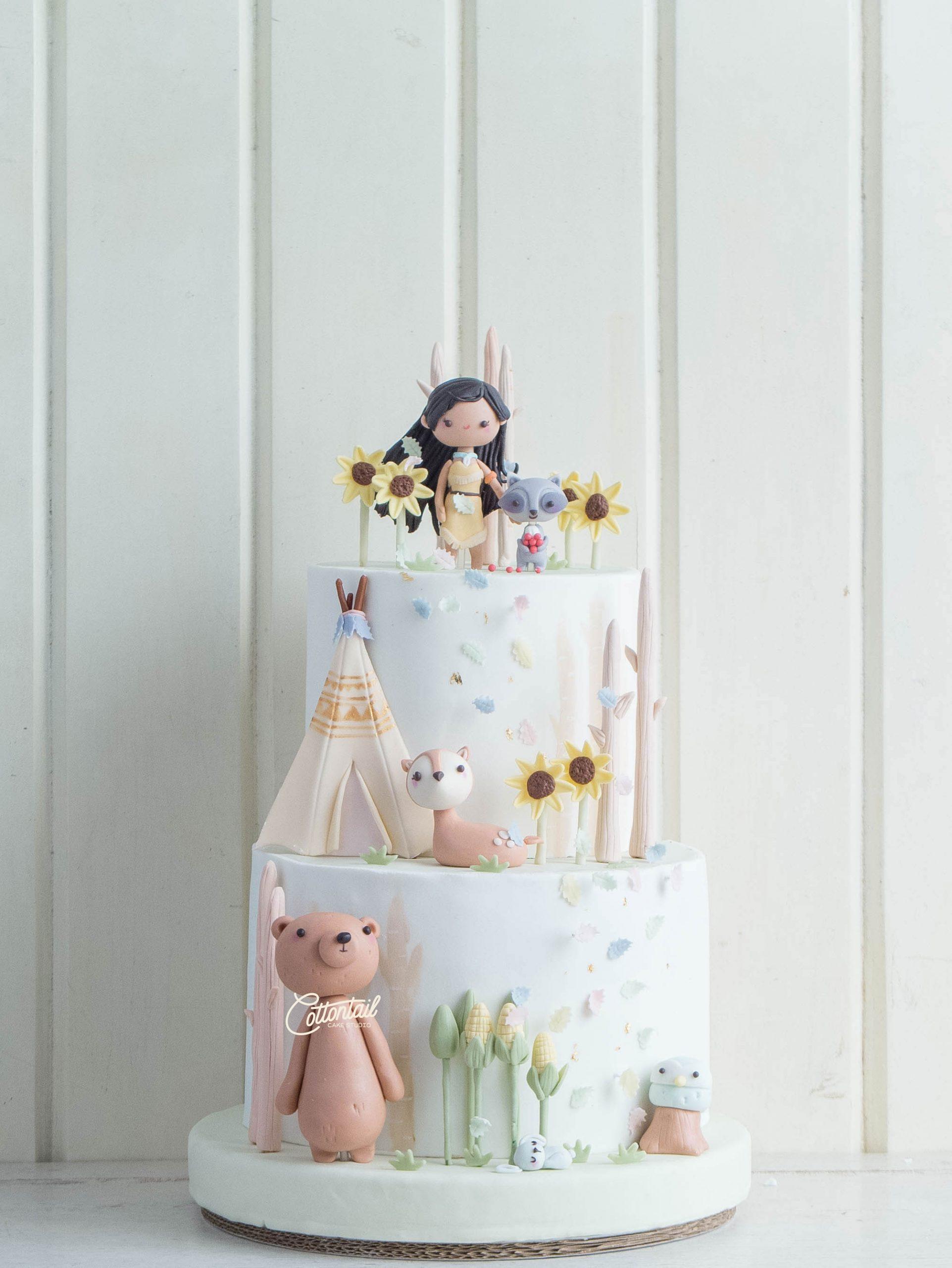 Pocahontas - Cottontail Cake Studio